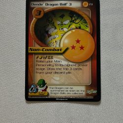 Dense Dragon Ball 3 Dragon, Ball, Z Trading Card 