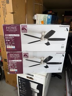 Home Decorators Collection Ashby Park 52 in. Ceiling Fan $95 EACH BRAND NEW PRICE FIRM