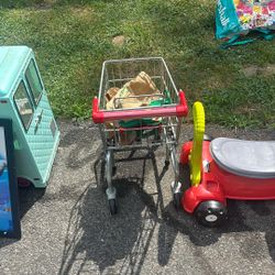 Kids Toy Shopping Cart 