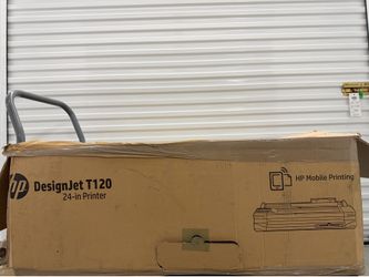 HP DesignJet T120 24-in Large Format Wireless Plotter Printer LOCAL PICKUP ONLY