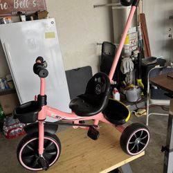 New kids push tricycle $35