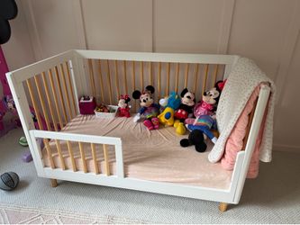 Babyletto Lolly White & Wood 3-in-1 Convertible Crib