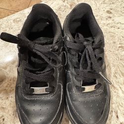 1.5y Nike Air Force 1 (Black)