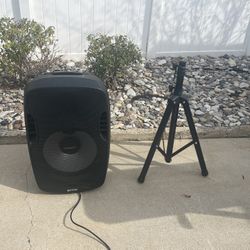 Speaker/karaoke Machine With Stand 