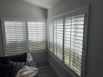 Shutters- Custom, Wood, Window Treatments, Window Coverings, Plantation, Shutter Blinds, Interior, Persianas De Madera, FREE ESTIMATES (PHONE/IN-HOME)