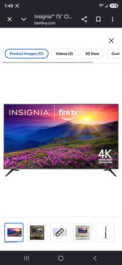 Brand new in box - Insignia™ - 75" Class F50 Series LED 4K UHD Smart Fire TV
