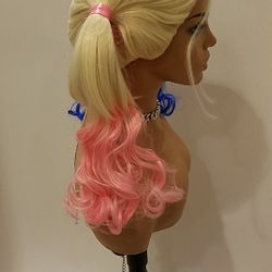 Short Mixed Colors Wavy Wig