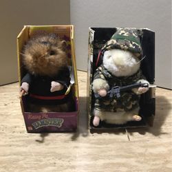 Vintage Fighting hamsters 