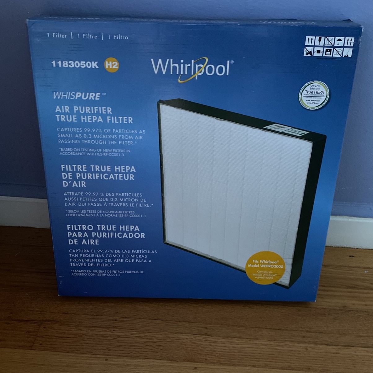 Whirlpool 1183050k True HEPA Filter