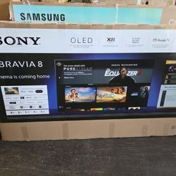65” Sony smart 4k oled hdr tv Bravia 8 tv 