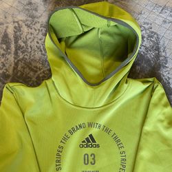 Mens New Without Tags Size Medium Green Adidas Hoodie 