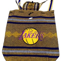 Los Angeles Lakers Handmade Backpack