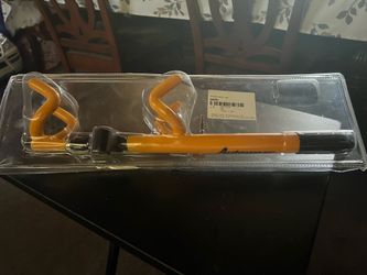 Highly Visible Yellow Steering Wheel Lock