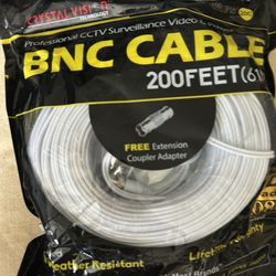 All Weather Resistant BNC Cable 200 Feet