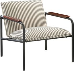 Mid-Century Modern Design Upholstered Lounge Chair, Gray