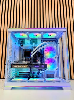 Gaming PC Custom Built by AREA-51✅🕹Full White RGB,Ryzen 7/32GB RAM/2TB🖥1 Year Warranty‼️ RTX 5070 GPU💥 $0 Down Finance Available