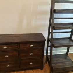 Dresser and Shelving Unit