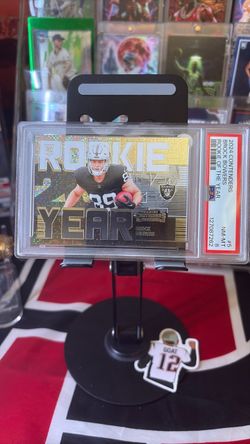 Brock Bowers 2024 Contenders Rookie of the Year PSA 8