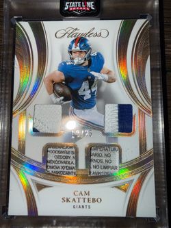 💎2025 flawless cam skattebo 10/25 quad patch💎