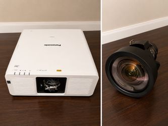 Panasonic PT-REZ10 10K Laser Projector (529 Hrs) + ET-C1W400 Lens + Chief Heavy-Duty Mount