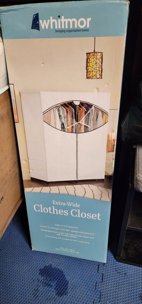Extra Wide Clothes Closet