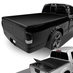 LA Zona Auto Parts 2000 to 2004 Dodge Dakota Tri Fold Tonneau Cover Cubierto Tapa Caja Cama