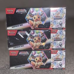 Pokémon Prismatic Evolutions Surprise Box Sealed English BRAND NEW IN HAND