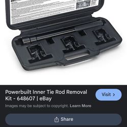 Powerbuilt Inner Tie Rod Removal Kit