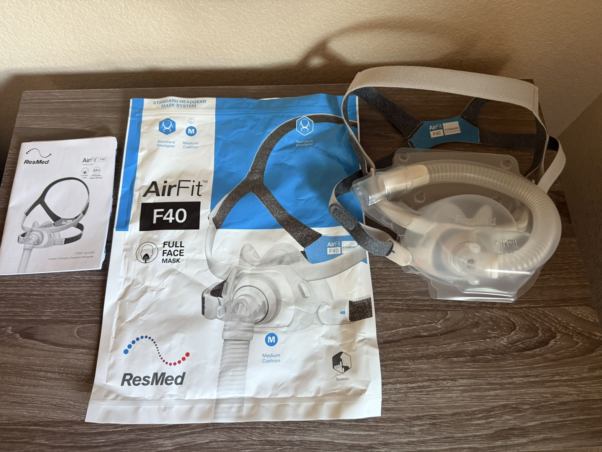 ResMed AirFit F40 CPAP Mask (Size M)