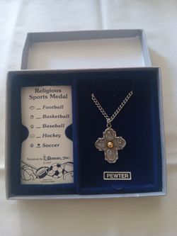 5 Way Cross Cruciform Medal withChain