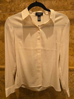 Express ivory blouse