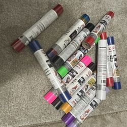 Cricket. Heat press. 14 Rolls Of Heat Transfer Vinyl 