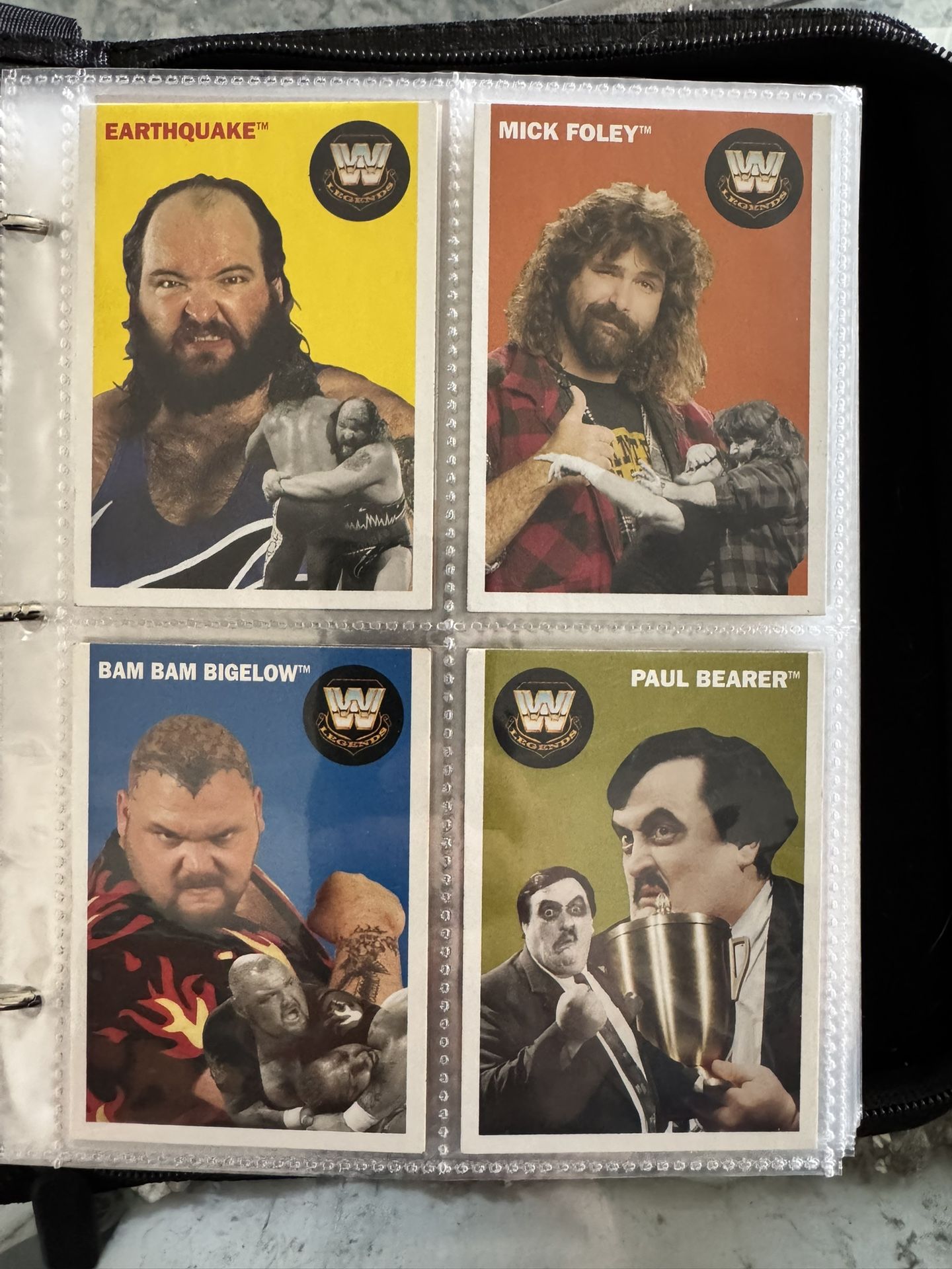 85 WWE World Wrestling Heritage Legends Collectible Cards