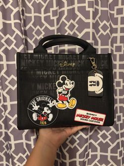 Disney Mickey Mouse Handbag with Patches
