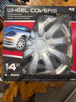 KT 14-Inch Wheel Covers 4-Pack