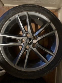 2014 IS LEXUS F-SPORT 2 REAR WHEELS