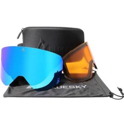 (NEW) BLUESKY Adult Snow Goggles w/Magnetic Quick Change Lens System