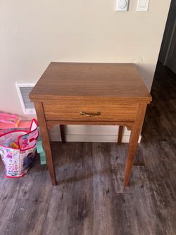 Sewing machine vintage table