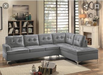 Sectional Sofas Available In Gray & White - $39 Down Low Monthly Payments - Delivery Available