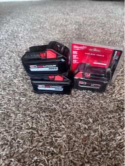 Milwaukee batteries