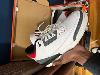 Air Jordan 3 Retro White Cement Sneakers