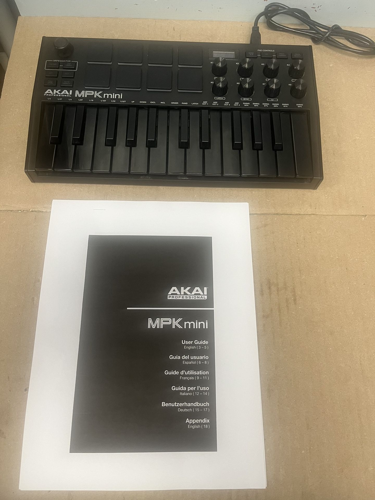 Akai MPK Mini - Professional Keyboard, Used, Works Great
