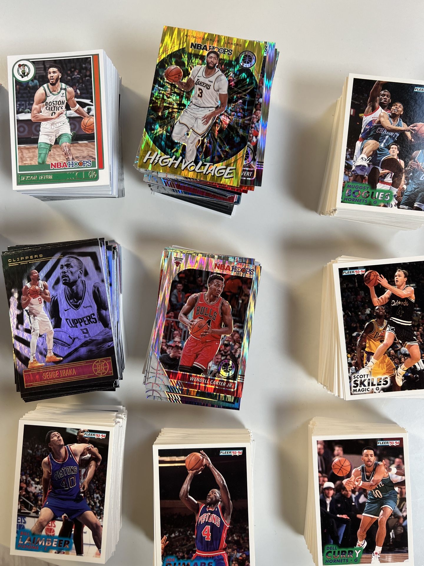 1,200 Basketball Cards (new and old school)