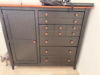 Black dresser