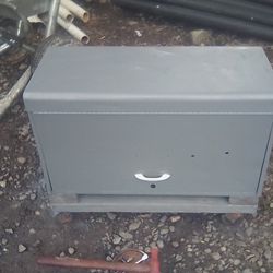 Just Painted Old Tool Box 