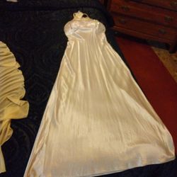 Silver Prom Dress 
