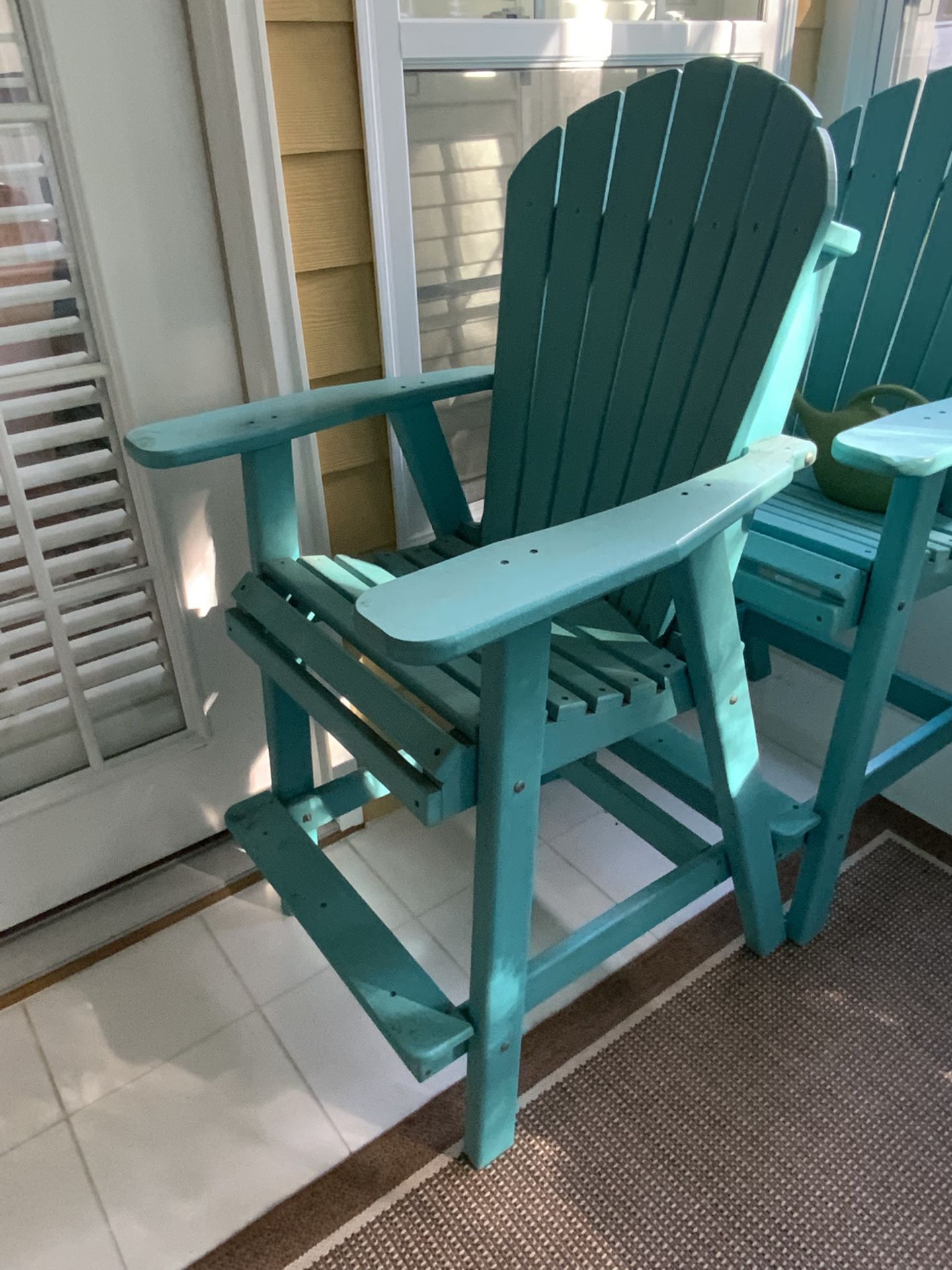 Bar Height Adirondack Style Balcony Chair, Price Each 350