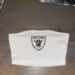 New Women’s Raiders Crop Top Las Vegas Raiders Tube Top