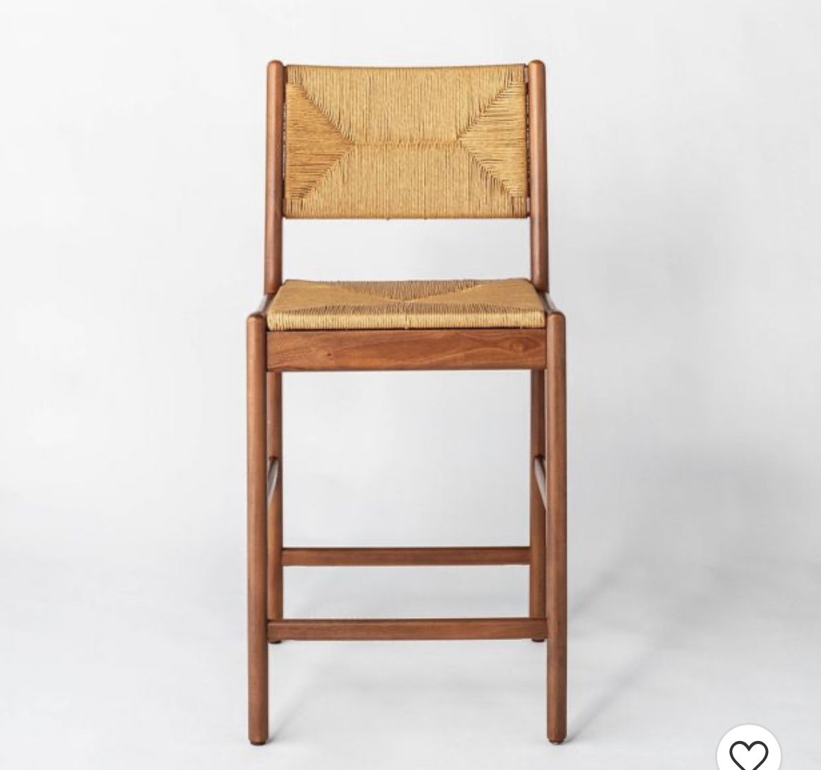 Sunnyvale Woven Counter Height Barstool - Thresholdâ„¢ designed with Studio McGee
