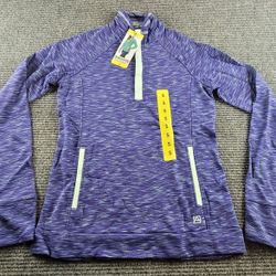 Avalanche Ladies Loma Snap Jacket Size Small Heathered Asphalt Lavender NWT